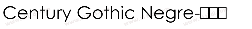 Century Gothic Negre字体转换 Century Gothic Negre字体转换